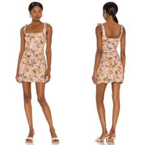 Amanda Uprichard Capulet Dress Medium Floral‎ Coquette Feminine Fairy
